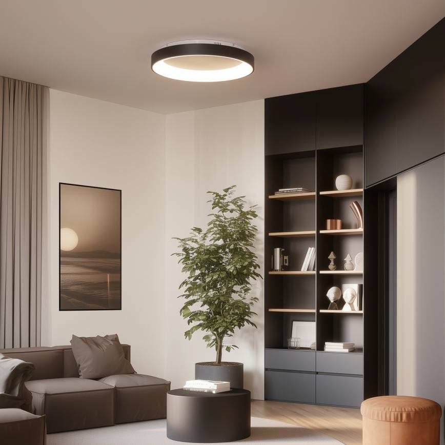 Brilagi - LED ściemnialna lampa sufitowa FALCON II LED/99W/230V 3000-6500K średnica 60 cm czarna + pilot zdalnego sterowania