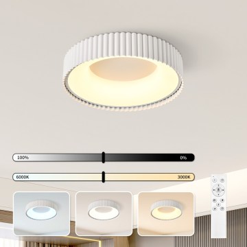 Brilagi - ściemnialna oprawa sufitowa LED FALCON MODERN LED/30W/230V 3000-6000K 40 cm biała + zdalne sterowanie