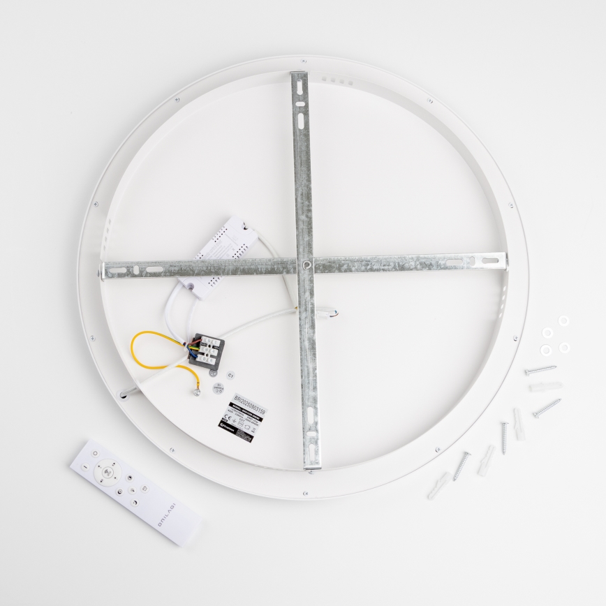 Brilagi - Ściemnialna lampa sufitowa LED FALCON SLIM LED/42W/230V 3000-6500K śr. 50 cm biała + zdalne sterowanie