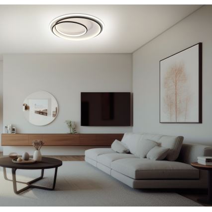 Brilagi - ściemnialna oprawa sufitowa LED FLARE LED/38W/230V śr. 48 cm 3000-6000K + pilot zdalnego sterowania