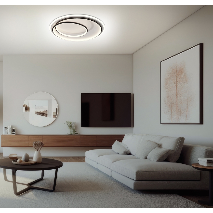 Brilagi - ściemnialna oprawa sufitowa LED FLARE LED/38W/230V śr. 48 cm 3000-6000K + pilot zdalnego sterowania