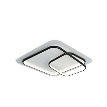 Brilagi - LED Ściemnialna lampa sufitowa FLARE LED/81W/230V 3000-6000K 50x50 cm biały/czarny + zdalne sterowanie