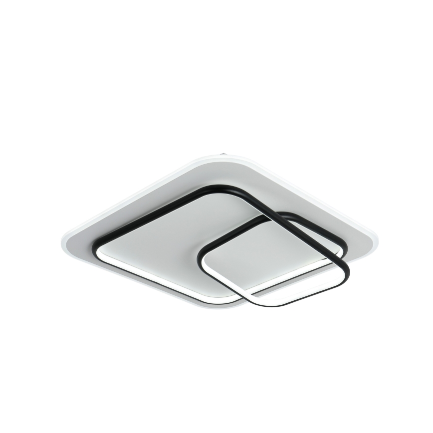 Brilagi - LED Ściemnialna lampa sufitowa FLARE LED/81W/230V 3000-6000K 50x50 cm biały/czarny + zdalne sterowanie