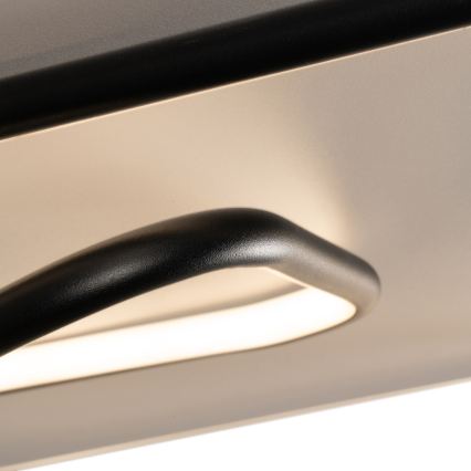 BRILAGI - LED Ściemnialna lampa sufitowa FLARE LED/81W/230V 3000-6000K 50x50 cm biały/czarny + zdalne sterowanie