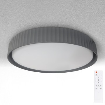 Brilagi - Ściemnialna oprawa sufitowa LED LUCIA LED/48W/230V 3000-6500K śr. 41 cm szara + pilot zdalnego sterowania