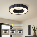 Brilagi - ściemnialna oprawa sufitowa LED LUMIX LED/48W/230V 3000–6000K czarna śr. 50 cm + pilot zdalnego sterowania