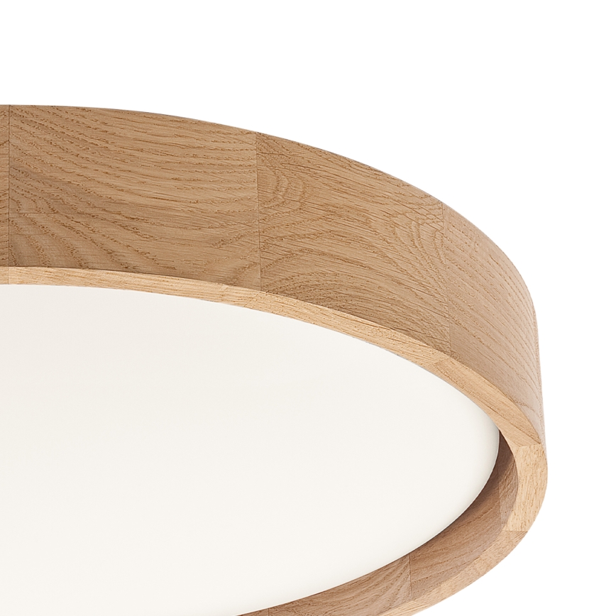 Brilagi - Ściemnialna lampa sufitowa LED MANAROLA SMART LED/24W/230V 3000-6000K Wi-Fi Tuya Beacon śr. 41 cm dąb + pilot zdalnego sterowania