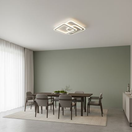 Brilagi - ściemnialna oprawa sufitowa MODERN LED/80W/230V 3000-6000K 52,5x52,5 cm + pilot zdalnego sterowania