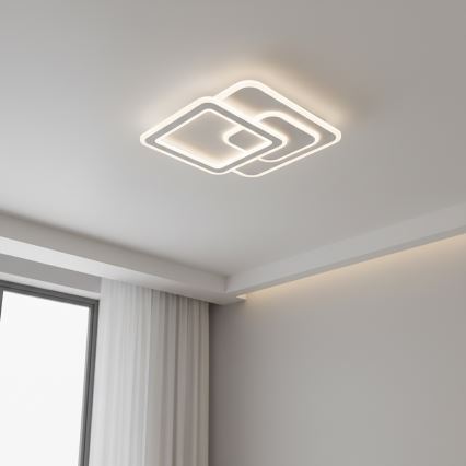 Brilagi - ściemnialna oprawa sufitowa MODERN LED/80W/230V 3000-6000K 52,5x52,5 cm + pilot zdalnego sterowania