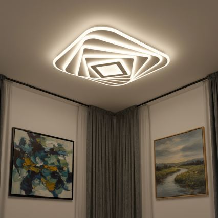 Brilagi - LED ściemnialny plafon sufitowy MODERN LED/210W/230V 3000-6000K 55x55 cm + pilot zdalnego sterowania