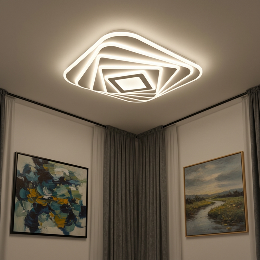 Brilagi - LED ściemnialny plafon sufitowy MODERN LED/210W/230V 3000-6000K 55x55 cm + pilot zdalnego sterowania