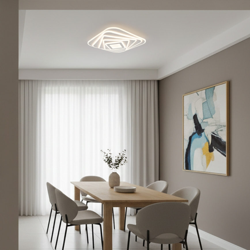 Brilagi - LED ściemnialny plafon sufitowy MODERN LED/210W/230V 3000-6000K 55x55 cm + pilot zdalnego sterowania
