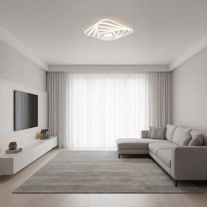 Brilagi - LED ściemnialny plafon sufitowy MODERN LED/210W/230V 3000-6000K 55x55 cm + pilot zdalnego sterowania