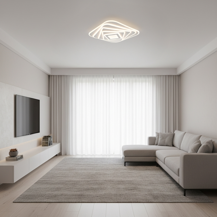 Brilagi - LED ściemnialny plafon sufitowy MODERN LED/210W/230V 3000-6000K 55x55 cm + pilot zdalnego sterowania