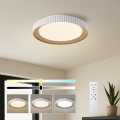 Brilagi - ściemnialna oprawa sufitowa LED NEXO LED/48W/230V 3000-6000K biała śr. 43 cm + pilot zdalnego sterowania