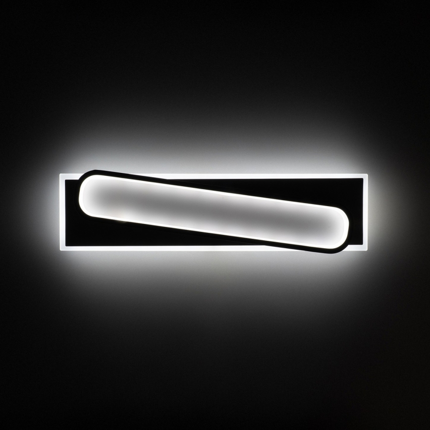 Brilagi - ściemnialna oprawa sufitowa LED OUTLINE LED/52W/230V 3000-6000K 15x60 cm biały/czarny + pilot zdalnego sterowania