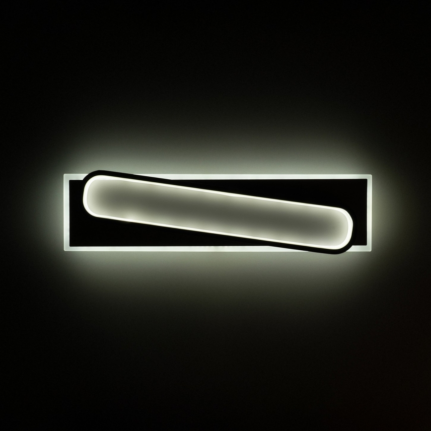 Brilagi - ściemnialna oprawa sufitowa LED OUTLINE LED/52W/230V 3000-6000K 15x60 cm biały/czarny + pilot zdalnego sterowania
