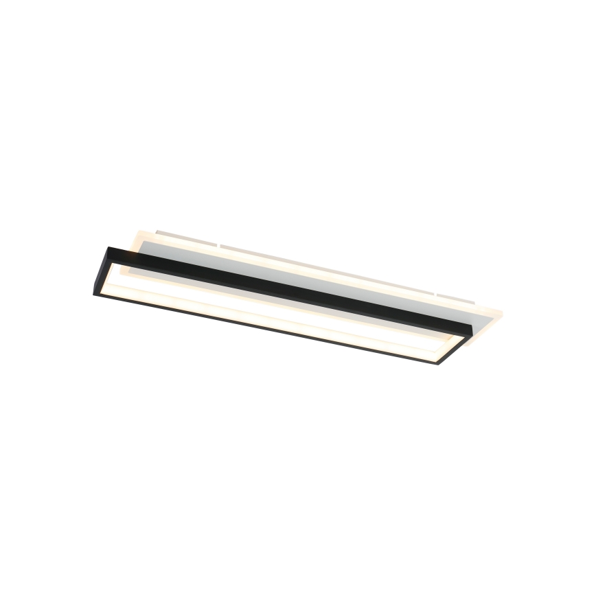 Brilagi - Ściemnialna oprawa sufitowa LED OUTLINE LED/66W/230V 3000-6000K 15x60 cm biały/czarny + pilot zdalnego sterowania