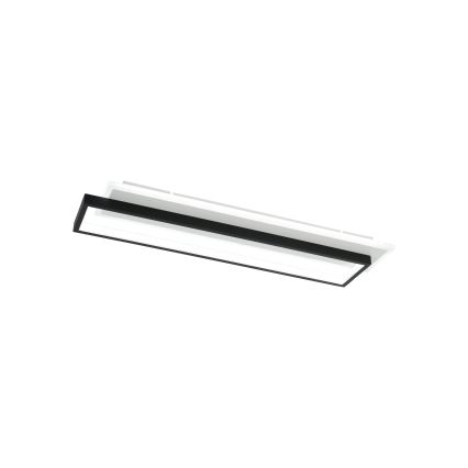 Brilagi - Ściemnialna oprawa sufitowa LED OUTLINE LED/66W/230V 3000-6000K 15x60 cm biały/czarny + pilot zdalnego sterowania