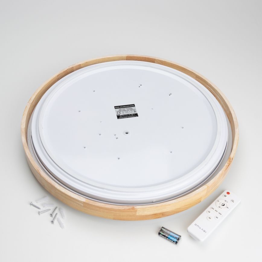 Brilagi - Lampa sufitowa LED ściemnialna PINE LED/60W/230V śr. 52 cm 3000-6500K + zdalne sterowanie