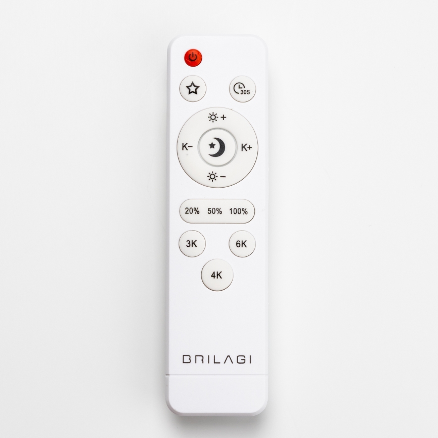 Brilagi - Lampa sufitowa LED ściemnialna PINE LED/60W/230V śr. 52 cm 3000-6500K + zdalne sterowanie