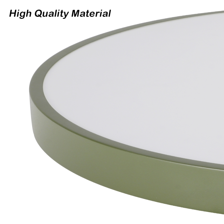 Brilagi - Ściemnialny plafon sufitowy POOL LED/36W/230V 3000-6000K Ø 30 cm zielony + pilot zdalnego sterowania