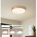 Brilagi - Ściemnialna oprawa sufitowa LED POOL LED/48W/230V 3000-6000K śr. 40 cm brązowa + pilot zdalnego sterowania