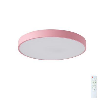 Brilagi - ściemnialna lampa sufitowa LED POOL LED/60W/230V 3000-6000K Ø 50 cm różowa + pilot zdalnego sterowania