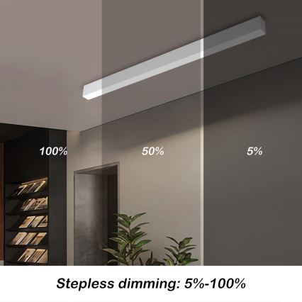 Brilagi - LED ściemnialna lampa sufitowa SLEEKLINE SMART LED/40W/230V 3000-6000K Wi-Fi Tuya biała + pilot zdalnego sterowania