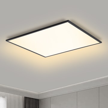 Brilagi - Ściemnialna oprawa sufitowa LED SLIMFRAME LED/58W/230V 60x60 cm 3000-6000K czarna + pilot zdalnego sterowania