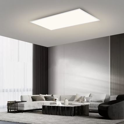 BRILAGI - Ściemnialna oprawa sufitowa SLIMFRAME LED/80W/230V 120x60 cm 3000-6000K biała + zdalne sterowanie (pilot w zestawie)