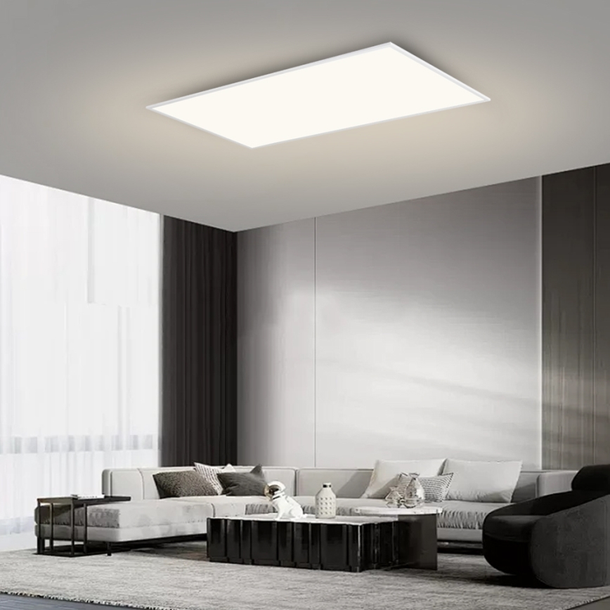 BRILAGI - Ściemnialna oprawa sufitowa SLIMFRAME LED/80W/230V 120x60 cm 3000-6000K biała + zdalne sterowanie (pilot w zestawie)