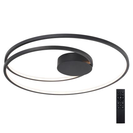 Brilagi - ściemnialna lampa sufitowa LED TWISTER LED/105W/230V 3000–6000K Ø100 cm czarna + pilot zdalnego sterowania