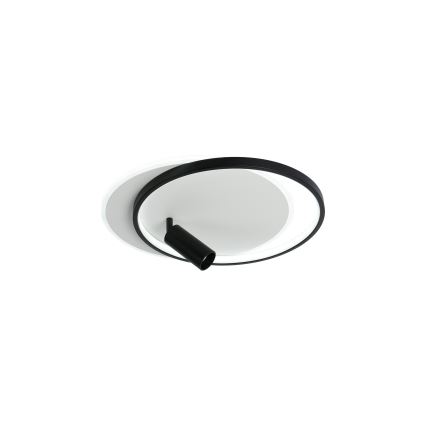 Brilagi - ściemnialna lampa sufitowa LED UNITY LED/48W/230V + 1xGU10/3W 3000-6000K 39x45 cm biały/czarny + pilot zdalnego sterowania