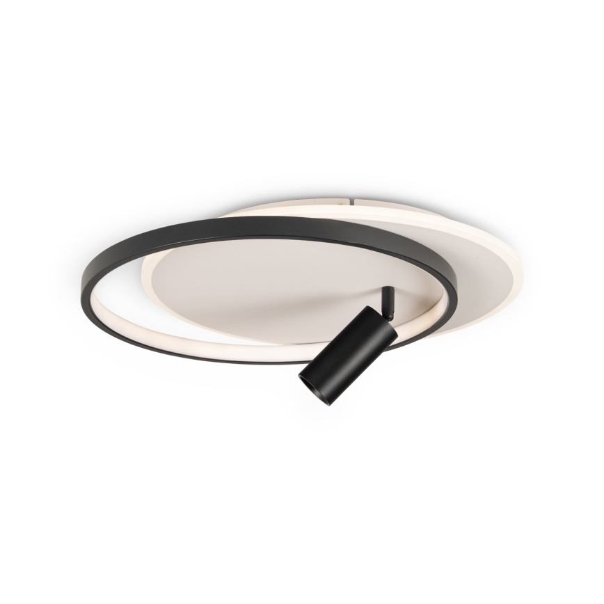 Brilagi - ściemnialna lampa sufitowa LED UNITY LED/48W/230V + 1xGU10/3W 3000-6000K 39x45 cm biały/czarny + pilot zdalnego sterowania