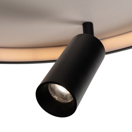 Brilagi - ściemnialna lampa sufitowa LED UNITY LED/48W/230V + 1xGU10/3W 3000-6000K 39x45 cm biały/czarny + pilot zdalnego sterowania