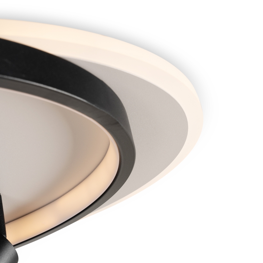 Brilagi - ściemnialna lampa sufitowa LED UNITY LED/48W/230V + 1xGU10/3W 3000-6000K 39x45 cm biały/czarny + pilot zdalnego sterowania