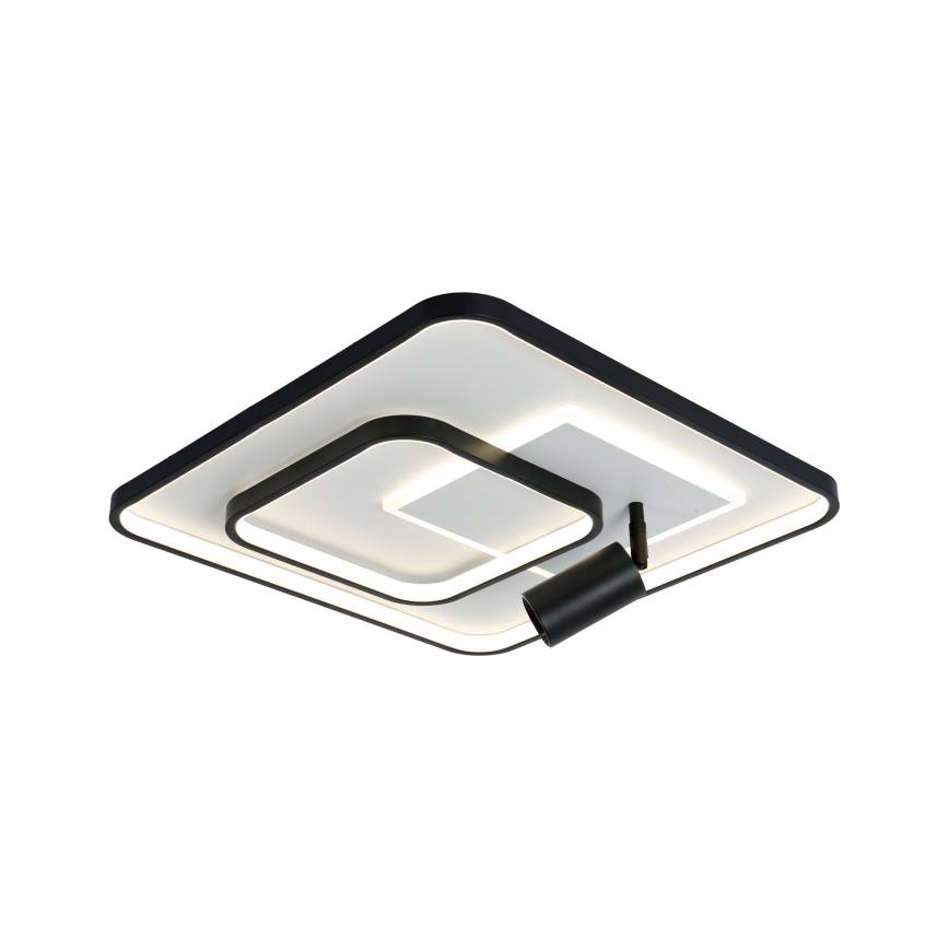 Brilagi - LED ściemnialna oprawa sufitowa UNITY LED/75W/230V + 1xGU10/3W 3000-6000K 50x50 cm biało-czarna + pilot zdalnego sterowania