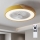 Brilagi - ściemnialna oprawa sufitowa LED z wentylatorem LED/38W/230V 3000-6500K 3000-6500K śr. 50 cm złoty/dąb + zdalne sterowanie