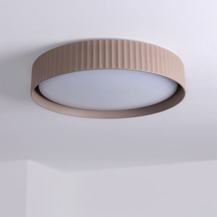 Brilagi - ściemnialny plafon LED LUCIA 48W/230V 3000-6500K śr. 41 cm taupe + pilot zdalnego sterowania