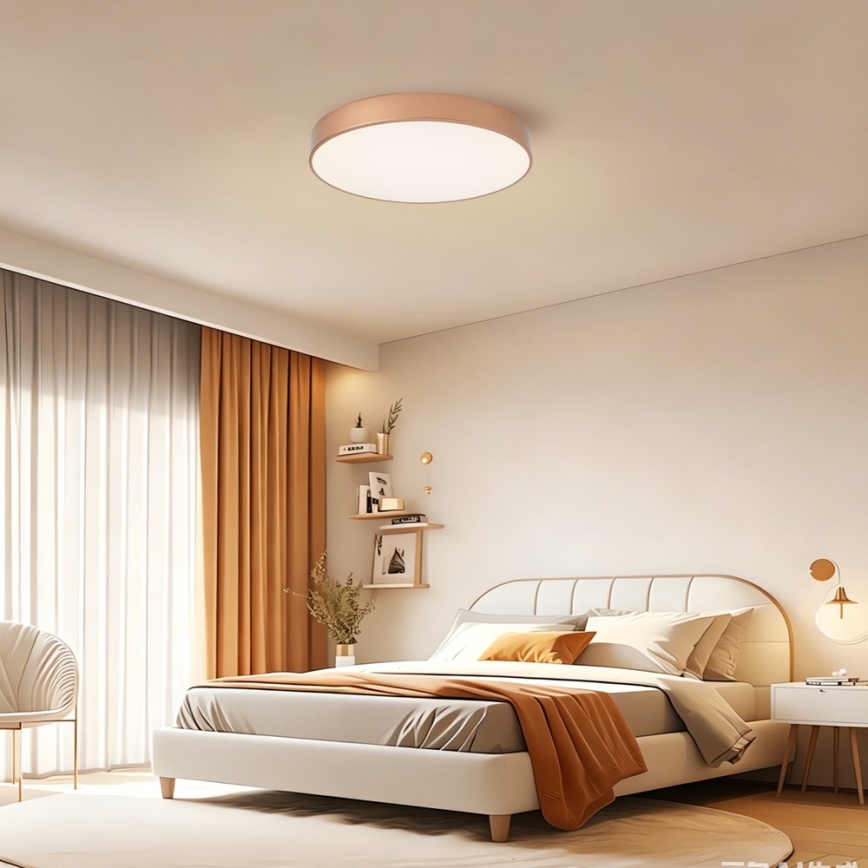 Brilagi - LED ściemnialna lampa sufitowa POOL LED/60W/230V 3000-6000K średnica 50 cm brązowa + pilot zdalnego sterowania
