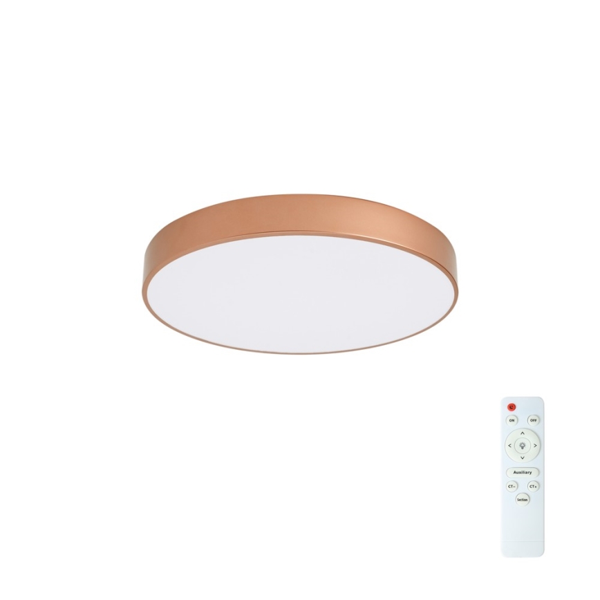 Brilagi - LED ściemnialna lampa sufitowa POOL LED/60W/230V 3000-6000K średnica 50 cm brązowa + pilot zdalnego sterowania