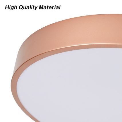 Brilagi - LED ściemnialna lampa sufitowa POOL LED/60W/230V 3000-6000K średnica 50 cm brązowa + pilot zdalnego sterowania