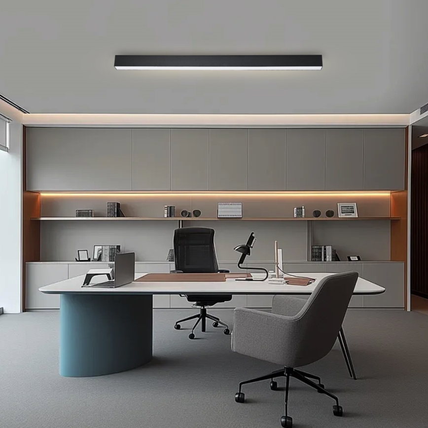 Brilagi - ściemnialna oprawa sufitowa LED SLEEKLINE SMART LED/40W/230V 3000-6000K Wi-Fi Tuya czarna + pilot zdalnego sterowania