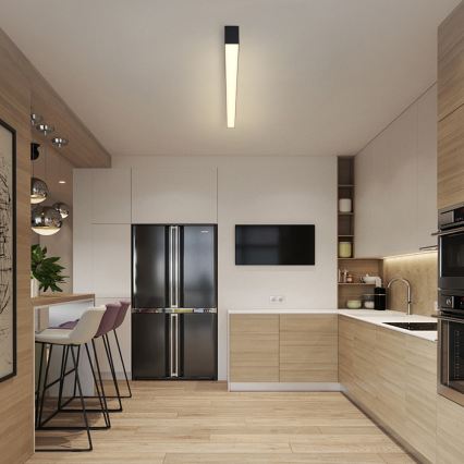 Brilagi - ściemnialna oprawa sufitowa LED SLEEKLINE SMART LED/40W/230V 3000-6000K Wi-Fi Tuya czarna + pilot zdalnego sterowania