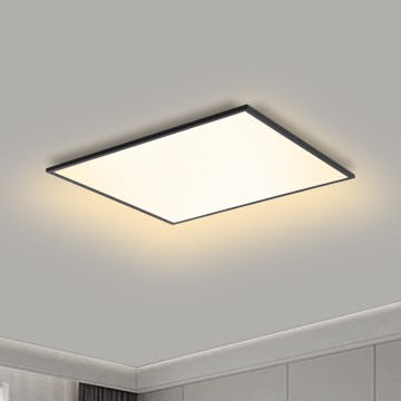 Brilagi - Ściemnialna oprawa sufitowa SLIMFRAME LED/36W/230V 45x45 cm 3000-6000K czarna + pilot zdalnego sterowania