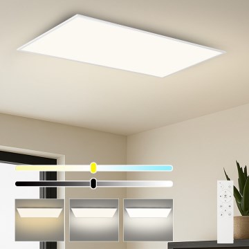 Brilagi - Ściemnialna oprawa sufitowa SLIMFRAME LED/80W/230V 120x60 cm 3000-6000K biała + zdalne sterowanie (pilot w zestawie)