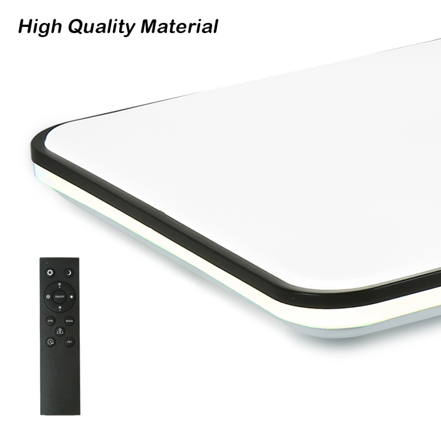 Brilagi - LED ściemnialna oprawa sufitowa SMART LED/24W/230V 43x43 cm 3000-6000K Wi-Fi Tuya Beacon + pilot zdalnego sterowania