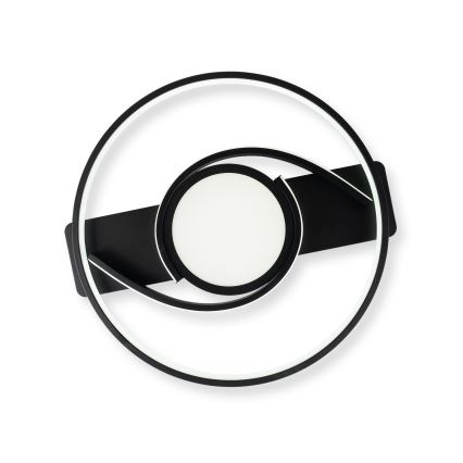 Brilagi - LED Ściemnialna lampa sufitowa TWIRL LED/38W/230V 3000-6000K czarna + pilot zdalnego sterowania