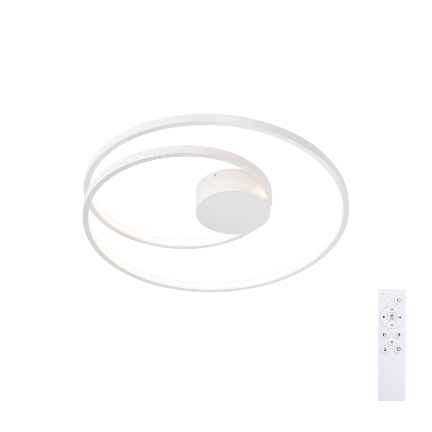 Brilagi - Ściemnialna lampa sufitowa LED TWISTER 48W/230V 3000-6000K Ø 50 cm biała + pilot zdalnego sterowania